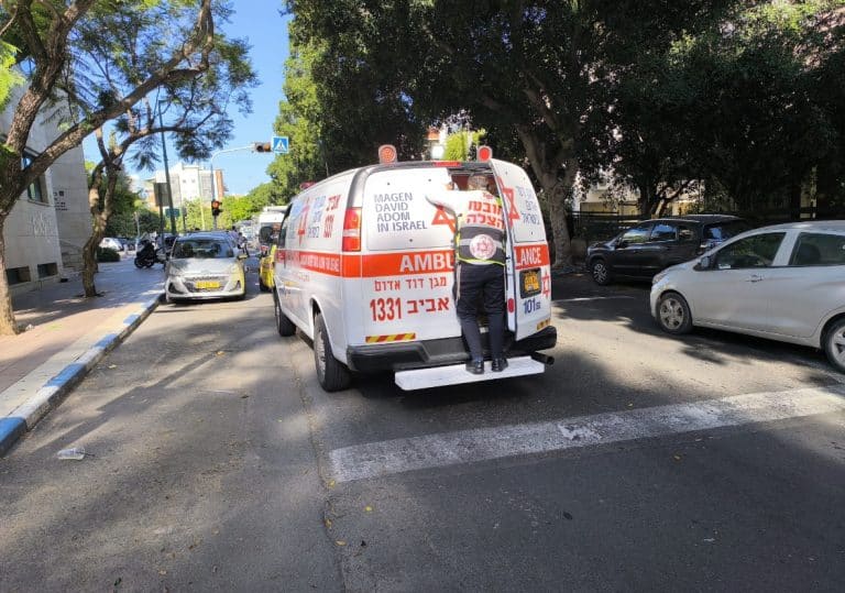 דרמה ברחוב בן גוריון ברמת גן