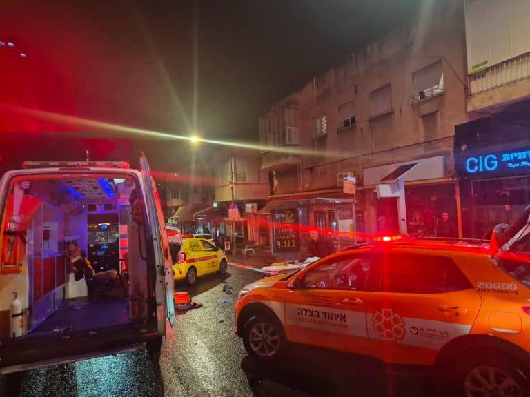 תאונה הערב ברחוב הרואה ברמת גן