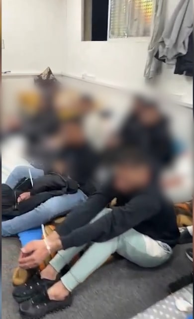 תפיסה ענקית של 24 שב״חים ברחוב בן גוריון בבניין אחד ברמת גן