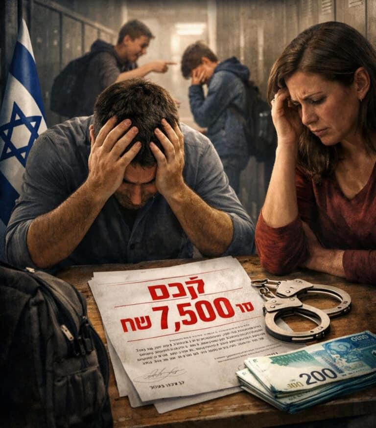 קנס כספי של עד 7,500 להורים לילדים המעורבים בחרמות