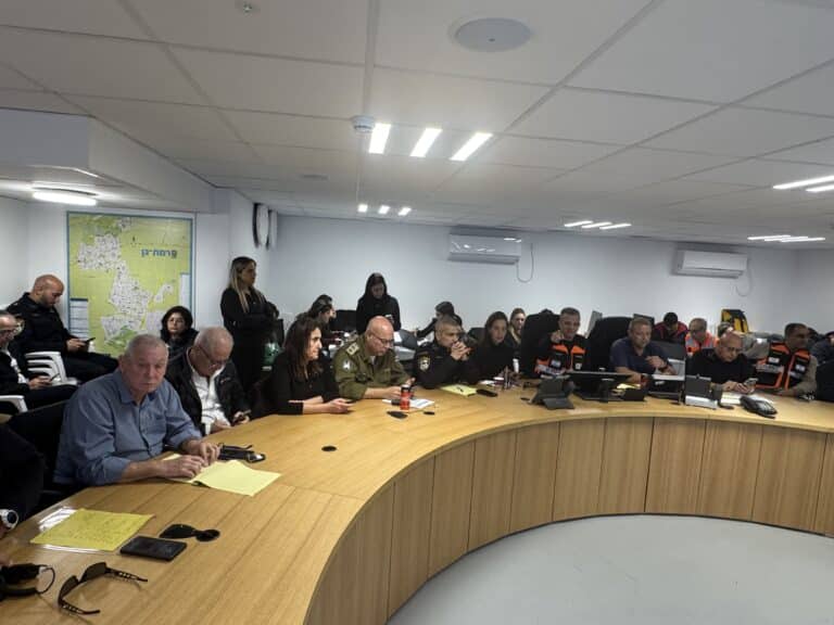 הערכת מצב ראשונית בחמ״ל עירית רמת גן שבבורסה- ראש העיר כרמל שאמה הכהן ״אנחנו ערוכים לכל תרחיש״