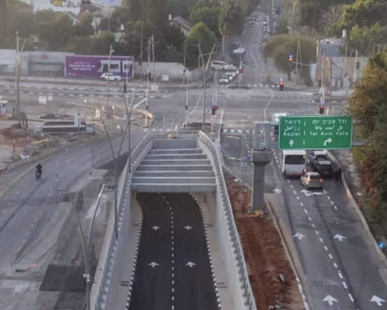 נפתחה מנהרת רבין: כך משתנים הסדרי התנועה בצומת הראה – דרך רבין – אלוף שדה